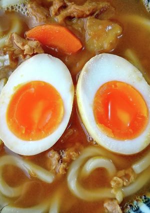 半熟煮卵☆和風カレー味♪-レシピのメイン写真