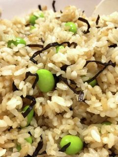 塩昆布枝豆ご飯-レシピのメイン写真