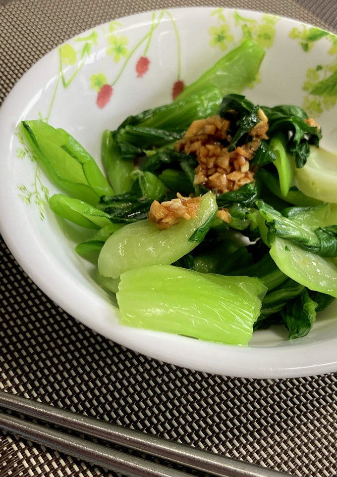 中華風　青梗菜とさやえんどうの和え物-レシピのメイン写真