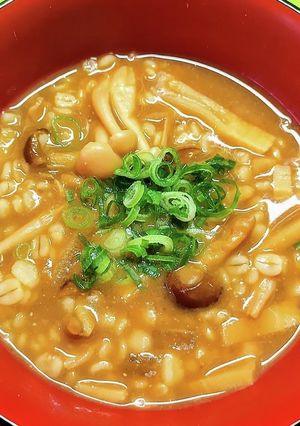 なめこ大根の味噌雑炊-レシピのメイン写真