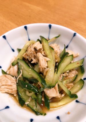 きゅうりとささみの唐辛子味噌和え-レシピのメイン写真