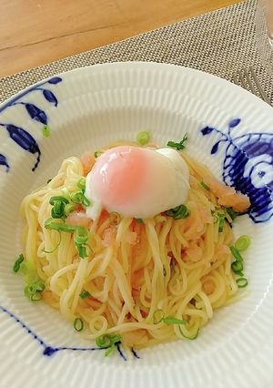 糖質制限 簡単 たらこの冷製パスタ-レシピのメイン写真