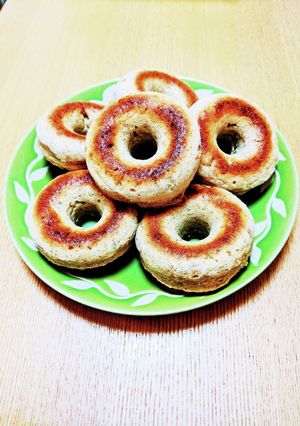 オートミールとバナナと豆腐の焼きドーナツ-レシピのメイン写真