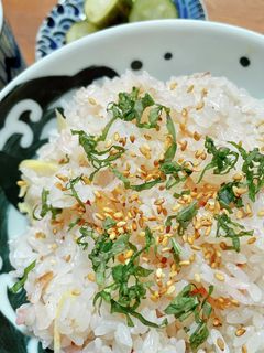 梅と生姜の風味ごはん-レシピのメイン写真