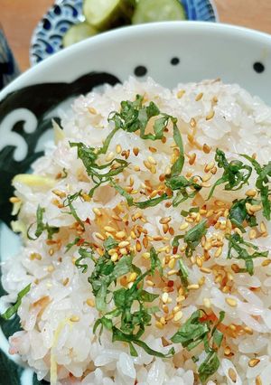 梅と生姜の風味ごはん-レシピのメイン写真