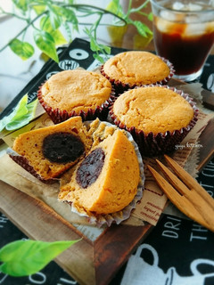 米粉で作る☆餡子入りきな粉マフィン。-レシピのメイン写真
