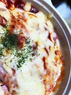 コロッケの具!リメイクチーズ焼き-レシピのメイン写真