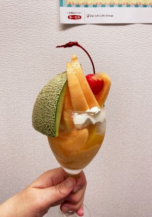 メロンパフェ-レシピのメイン写真
