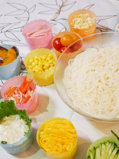冷やし中華風そうめんパーティー☆特製タレ-レシピのメイン写真