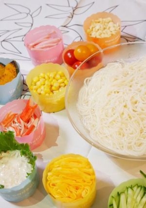 冷やし中華風そうめんパーティー☆特製タレ-レシピのメイン写真