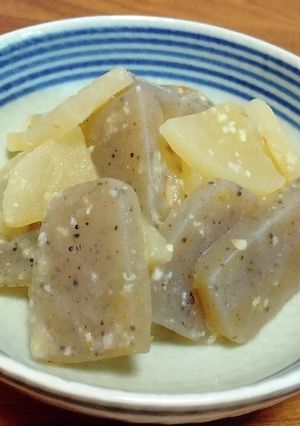 大根とこんにゃくのピリ辛味噌煮-レシピのメイン写真