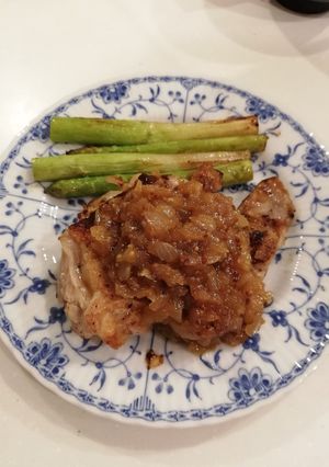 ハニーマスタードオニオンのチキンステーキ-レシピのメイン写真