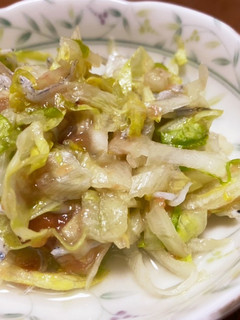 レタスの梅オリーブ和え-レシピのメイン写真