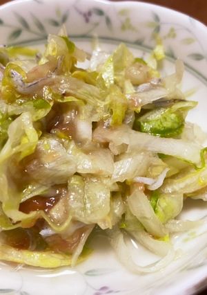 レタスの梅オリーブ和え-レシピのメイン写真