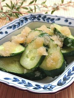 きゅうり和風めんつゆ白だし大根みぞれがけ-レシピのメイン写真