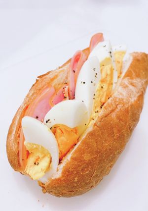 パンアレンジ　材料2種類♪-レシピのメイン写真