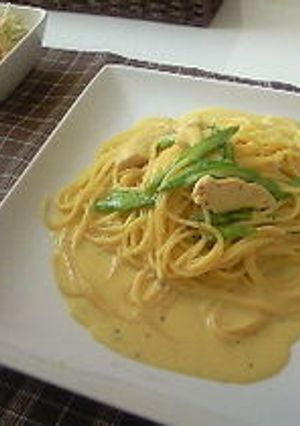 カレークリームパスタ-レシピのメイン写真