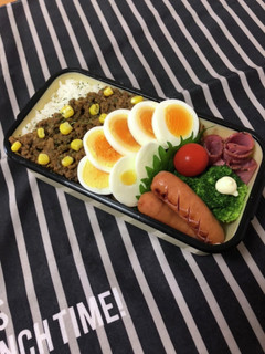 男子高校生弁当6/14キーマカレー弁当-レシピのメイン写真