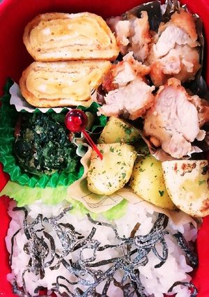 中学生が作ったお弁当(6) 6月14日-レシピのメイン写真