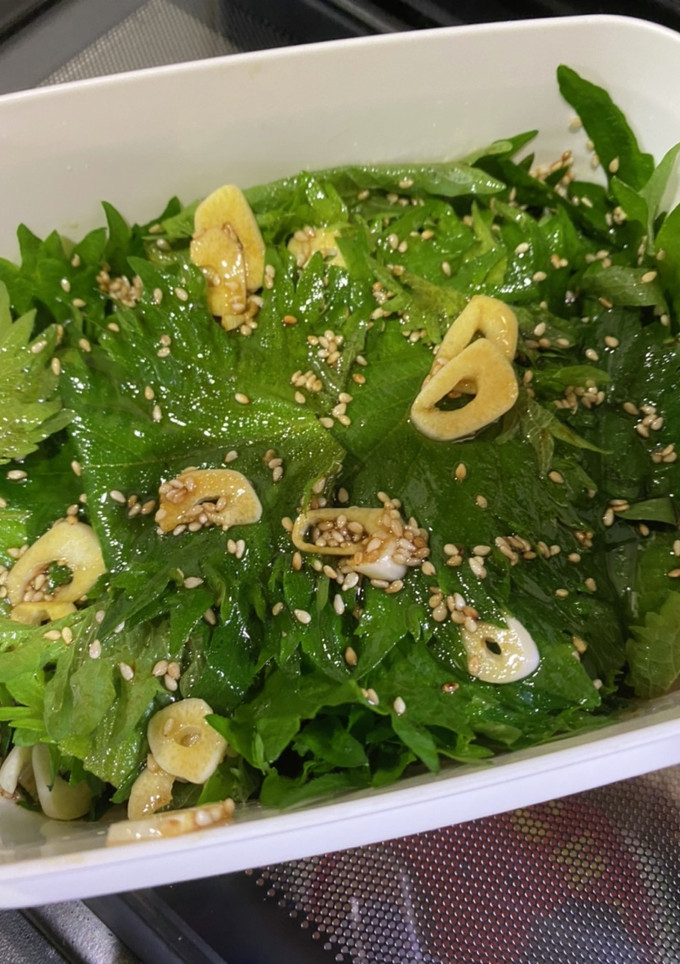大葉のごま油醤油 自分用メモ-レシピのメイン写真