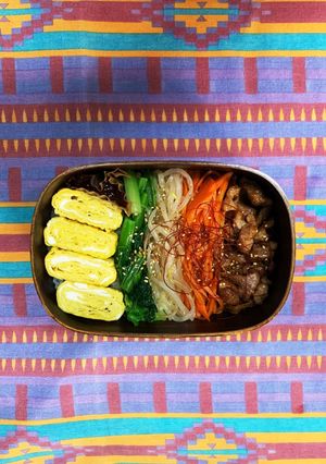 ビビンバ弁当　〜高校生男子弁当〜-レシピのメイン写真
