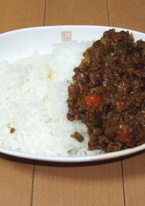 スパイシーなドライカレー-レシピのメイン写真