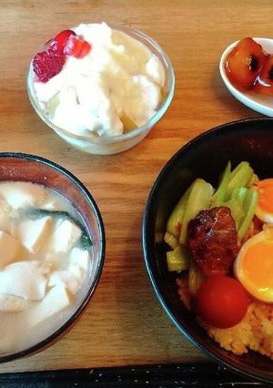 アレンジ 煮豚煮汁 丼 煮卵のせ-レシピのメイン写真