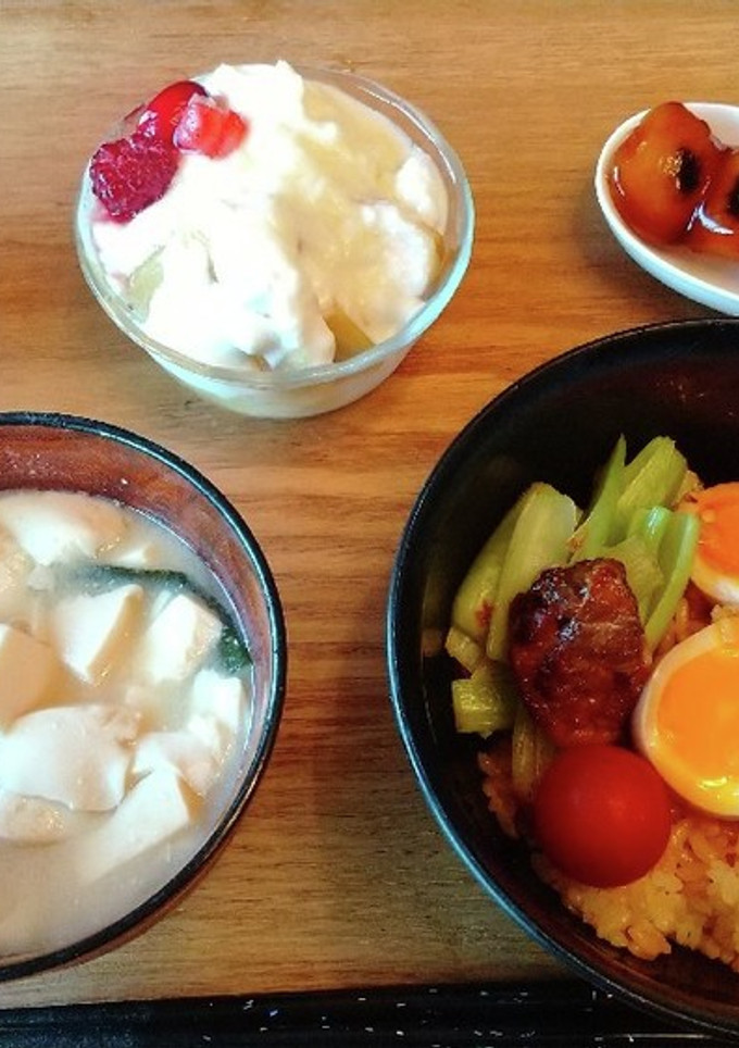 アレンジ 煮豚煮汁 丼 煮卵のせ-レシピのメイン写真