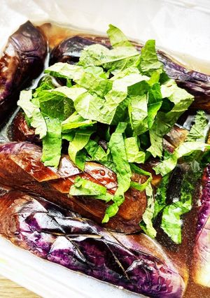 簡単!ナスの焼き浸し 白だしで-レシピのメイン写真