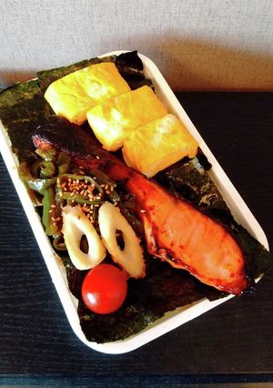 お弁当(6/10)鮭の西京味噌焼-レシピのメイン写真