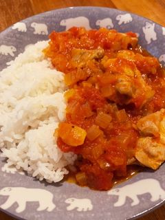 チキンのトマト煮込み-レシピのメイン写真