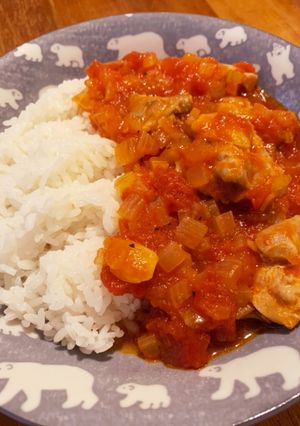 チキンのトマト煮込み-レシピのメイン写真