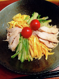 冷麺の具材 蒸し鶏-レシピのメイン写真