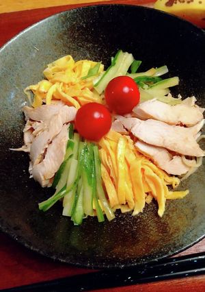 冷麺の具材 蒸し鶏-レシピのメイン写真