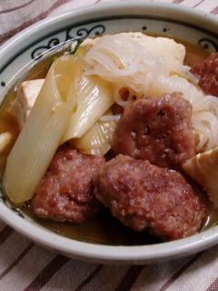 すき焼き風♪肉だんご-レシピのメイン写真