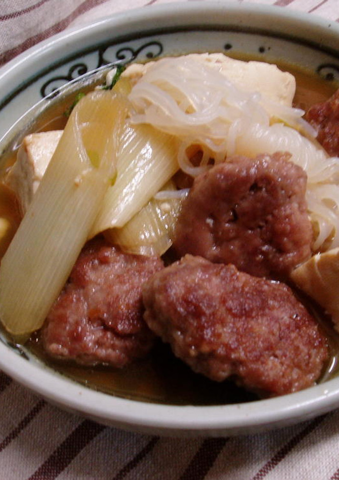 すき焼き風♪肉だんご-レシピのメイン写真