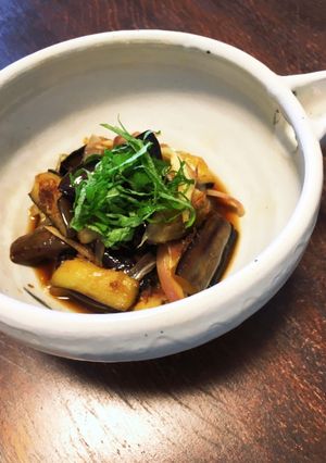 茄子とみょうがのポン酢炒め-レシピのメイン写真