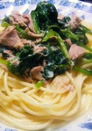 ほうれん草とツナのクリームパスタ-レシピのメイン写真
