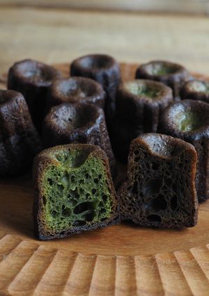 抹茶とほうじ茶のカヌレ-レシピのメイン写真