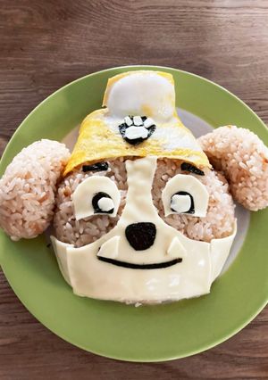 パウパトロール　ラブル　焼きおにぎり風-レシピのメイン写真