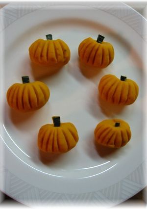 かぼちゃのサラダღキャラ弁に✿-レシピのメイン写真