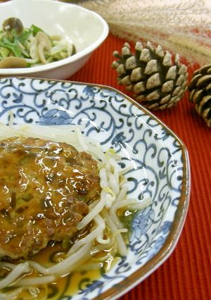 中国風ハンバーグ(透析食)-レシピのメイン写真