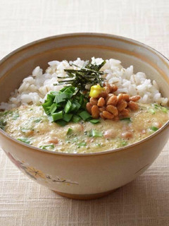 ネバネバ倍増! 納豆もち麦とろ-レシピのメイン写真