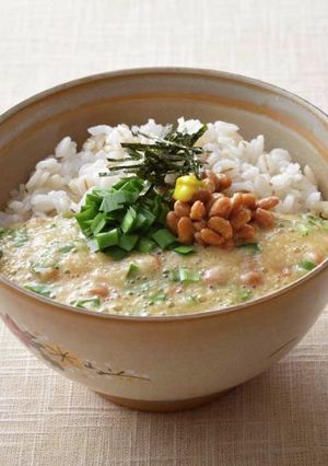 ネバネバ倍増！ 納豆もち麦とろ-レシピのメイン写真