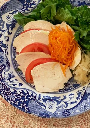 ダイエット娘の注文。柔らかムネ肉の酒蒸し-レシピのメイン写真