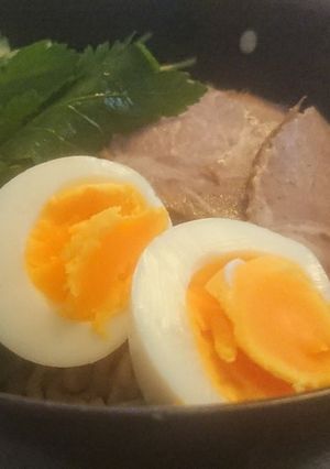 簡単lunch★三つ葉の汁無し油麺-レシピのメイン写真