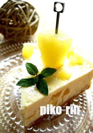 ◆パイン＆ココナッツ　チーズケーキ◆-レシピのメイン写真