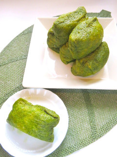 ☺グリーンで可愛い♡簡単抹茶いなり寿司☺-レシピのメイン写真