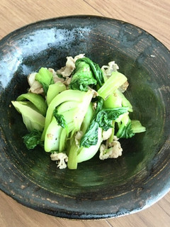 美味しい〜♡豚肉と青梗菜のオイスター炒め-レシピのメイン写真