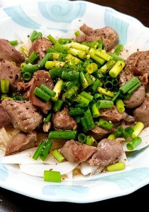 簡単☆居酒屋メシ☆砂肝ポン酢-レシピのメイン写真